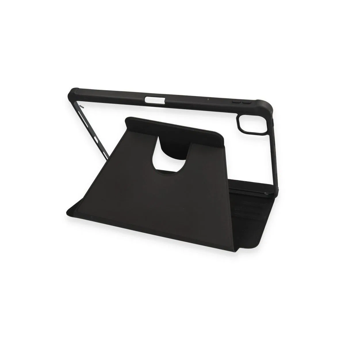 Apple İpad Pro 11 (2021) Kılıf Ling 360 Kalemlikli Tablet Kılıf - Siyah