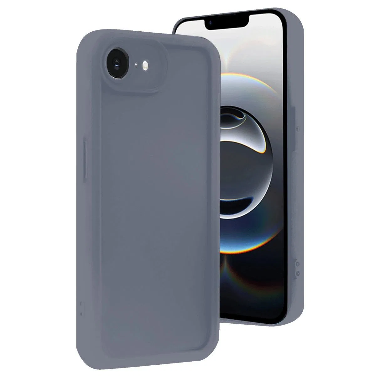 Apple İphone 16e Kılıf Viera Silikon - Gri