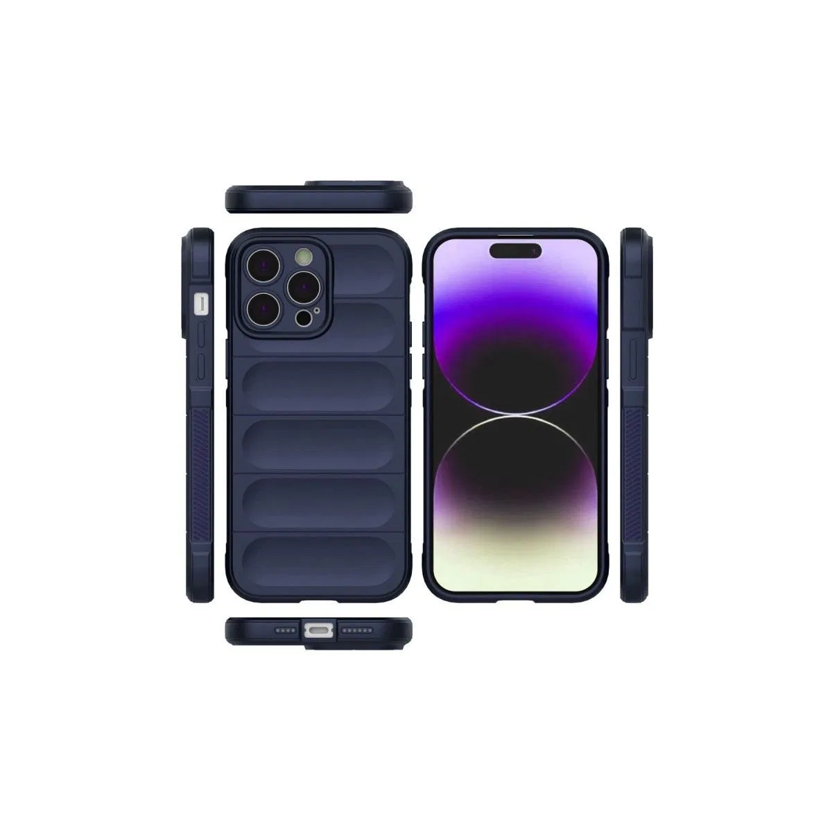 Apple İphone 15 Pro Kılıf Optimum Silikon - Lacivert