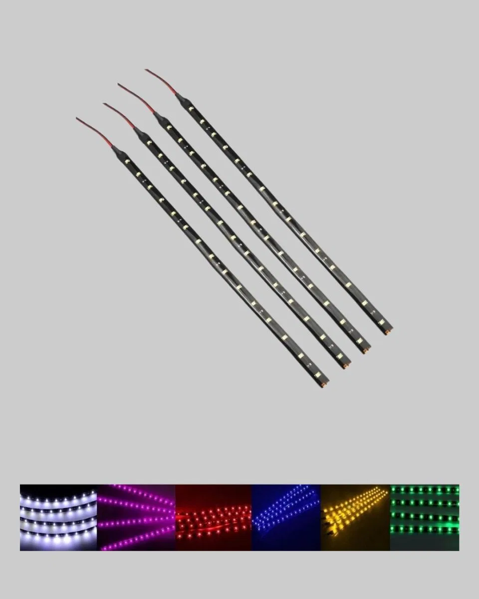 Dekoratif Ortam Aydınlatması Rgb Led 10’lu Çubuk Seti