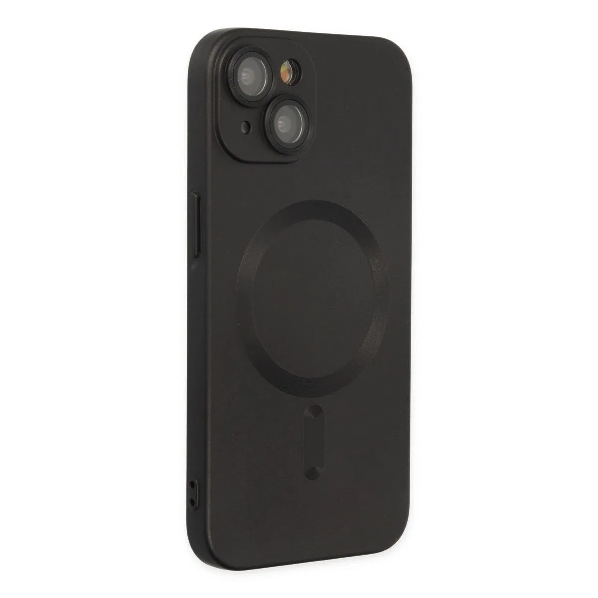 Apple İphone 14 Plus Kılıf Moshi Lens Magneticsafe Silikon - Siyah