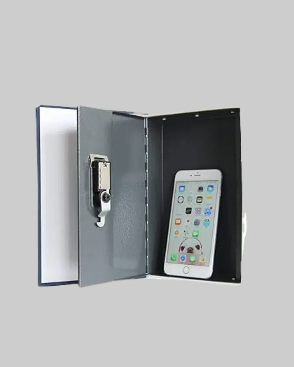 Gizli Kitap Kasa – Metal Gövdeli, Anahtarlı