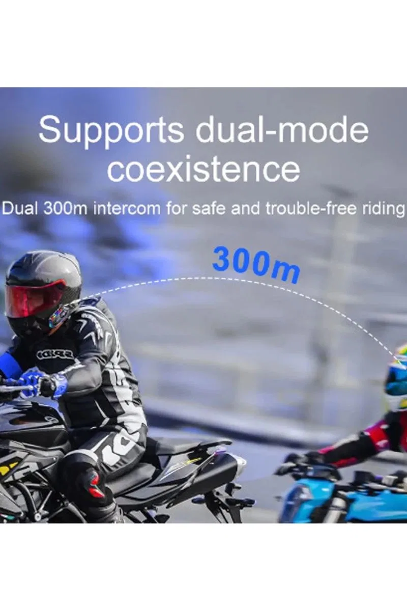 Y20 Max Motosiklet Bluetooth 5. 3 Kask Intercom 2 Kişi 300 Metre Eşleşme Özellikli