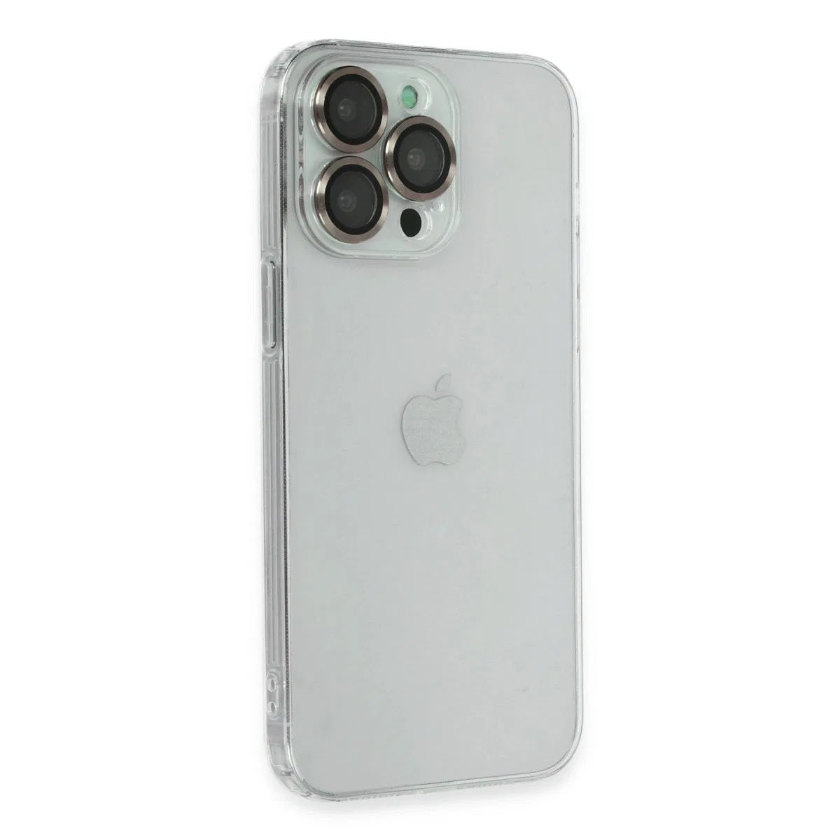Apple İphone 13 Pro Kılıf Luko Lens Silikon -yeşil