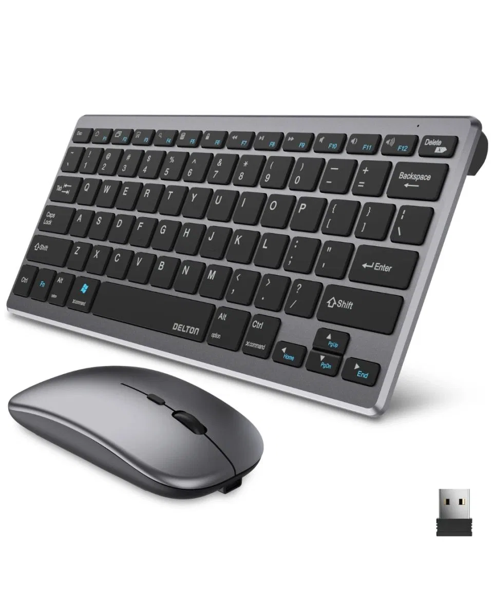 Bluetooth Ve 2. 4g Destekli Kablosuz Klavye Mouse Seti Şarj Edilebilir