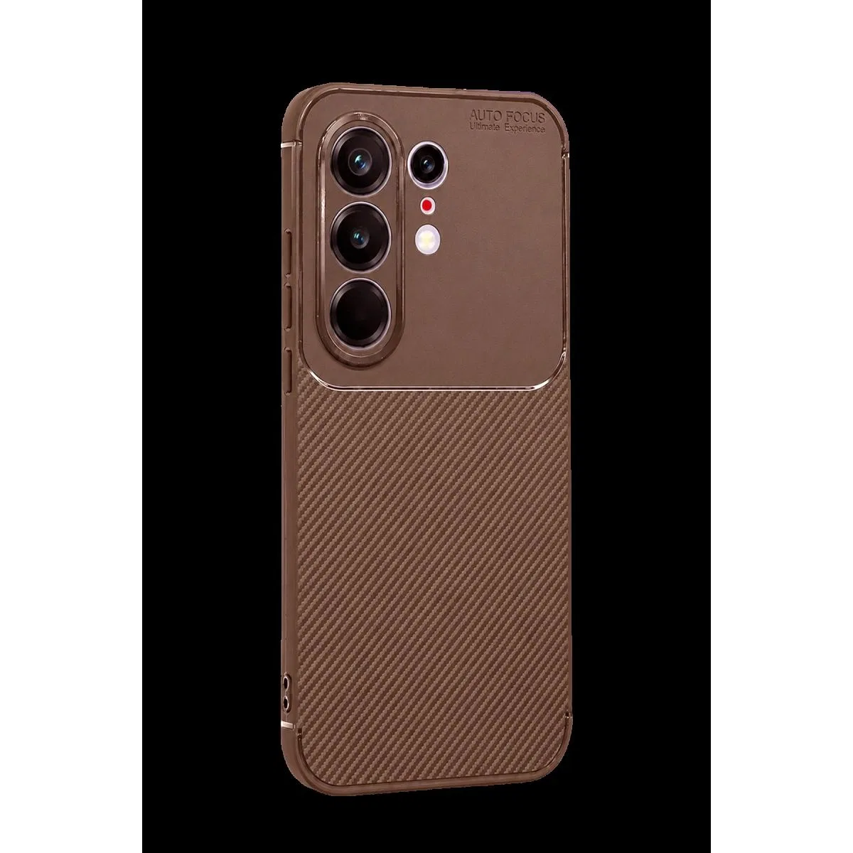 Tecno Camon 50 Pro 5g Auto Focus Karbon Kapak - Kahverengi