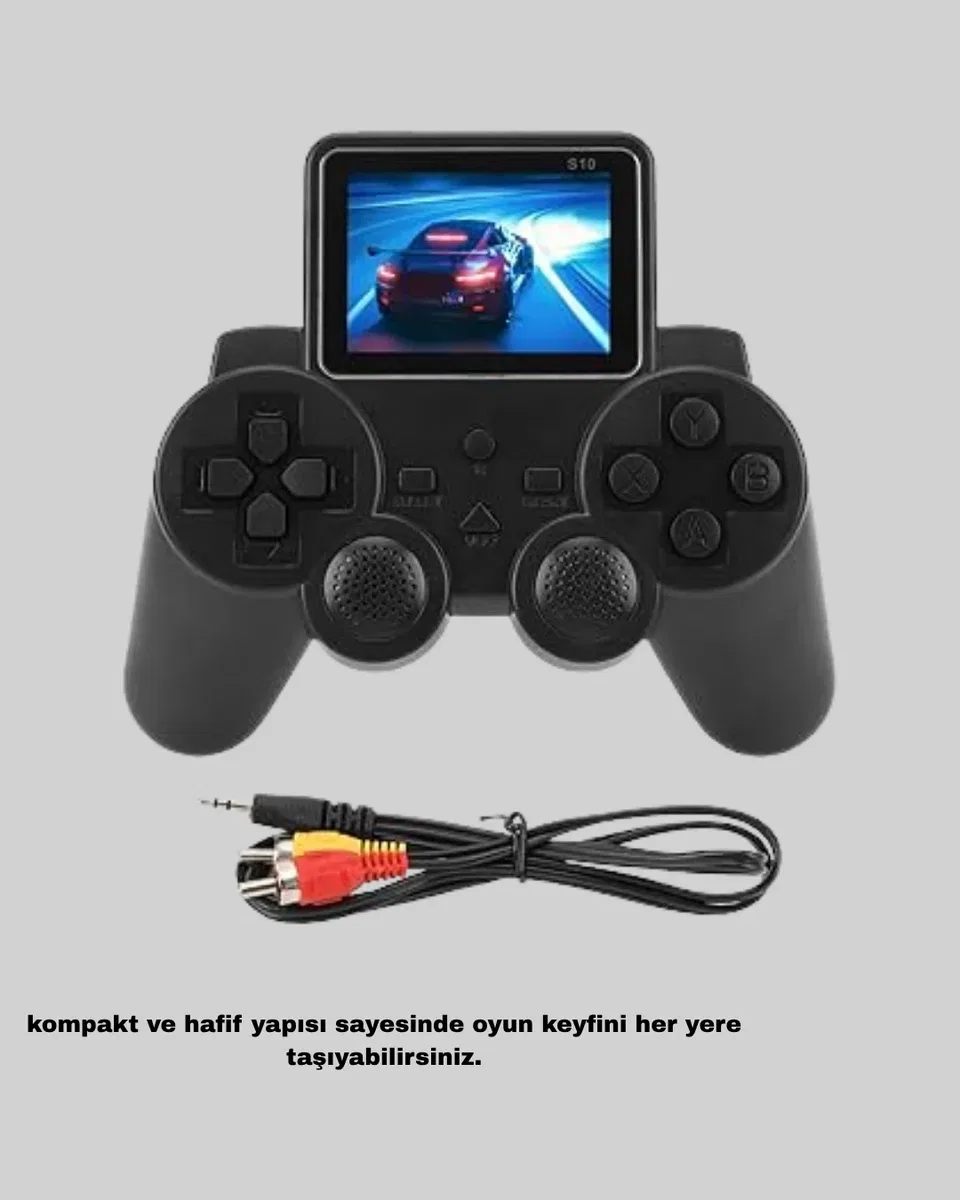 Mini Retro Oyun Konsolu S10 2. 8 İnç Ekran Taşınabilir Klasik Atari Yeni Nesil