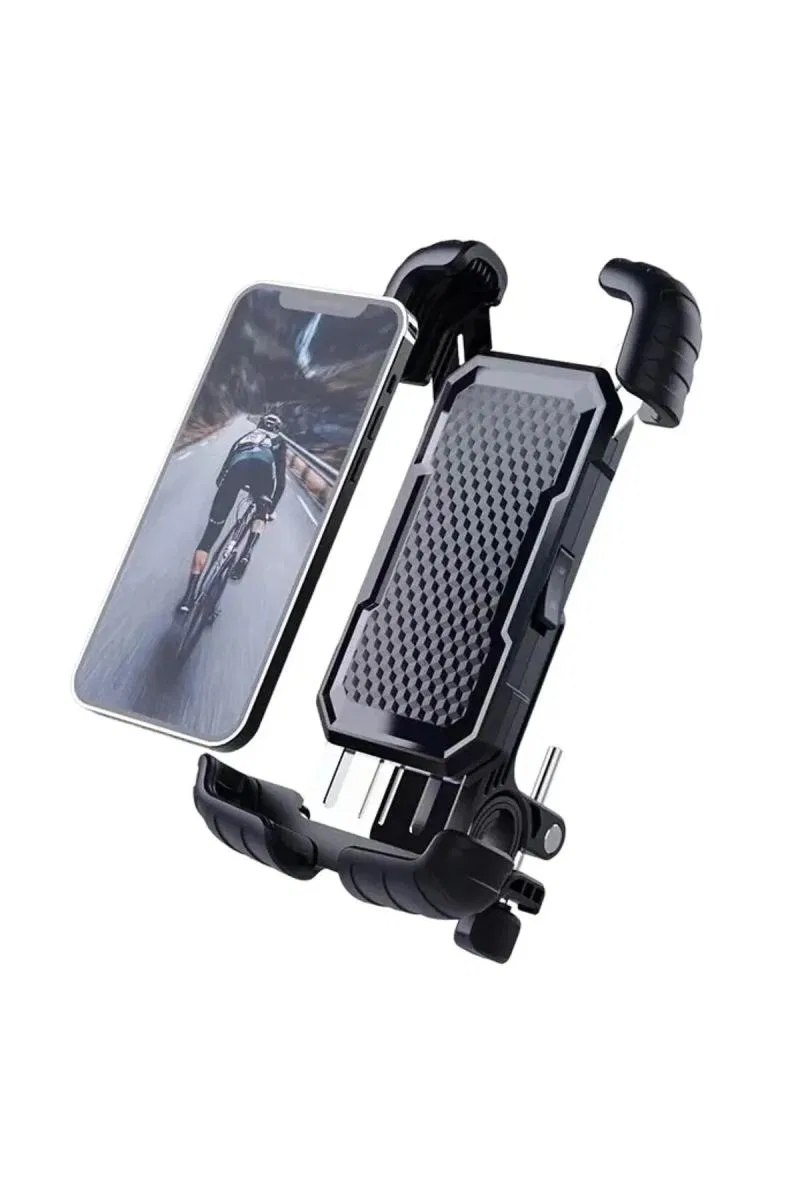 360° Derece Ayarlanabilen Gidon Bağlantılı Bisiklet Motosiklet İçin Abs 4-7. 8″ İnç Telefon Tutucu