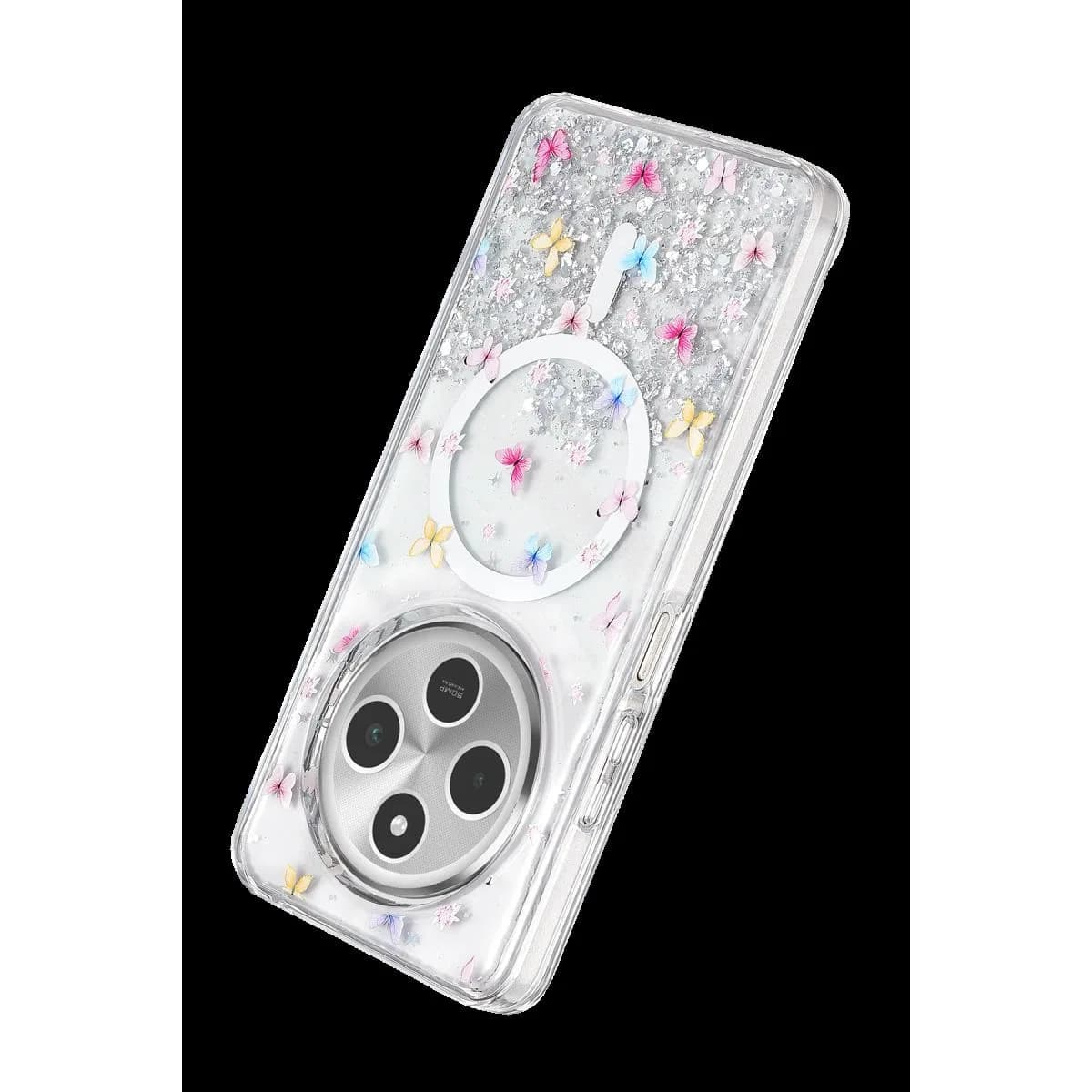Onegif Xiaomi Redmi 14c Misk Simli Magsafe Kapak - Desen 4