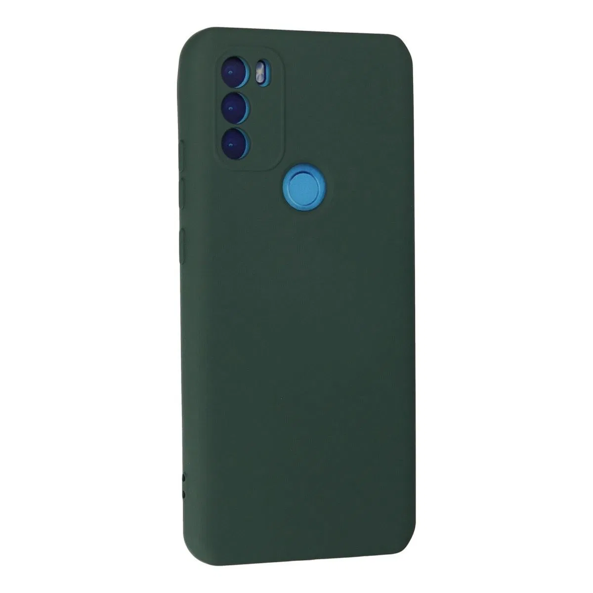 General Mobile Gm 21 Plus Kılıf Nano İçi Kadife Silikon - Koyu Yeşil