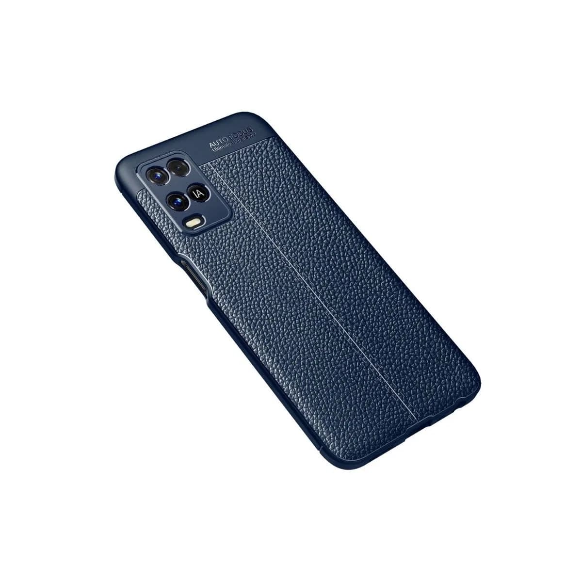 Oppo A54 4g Kılıf Auto Focus Kapak - Lacivert