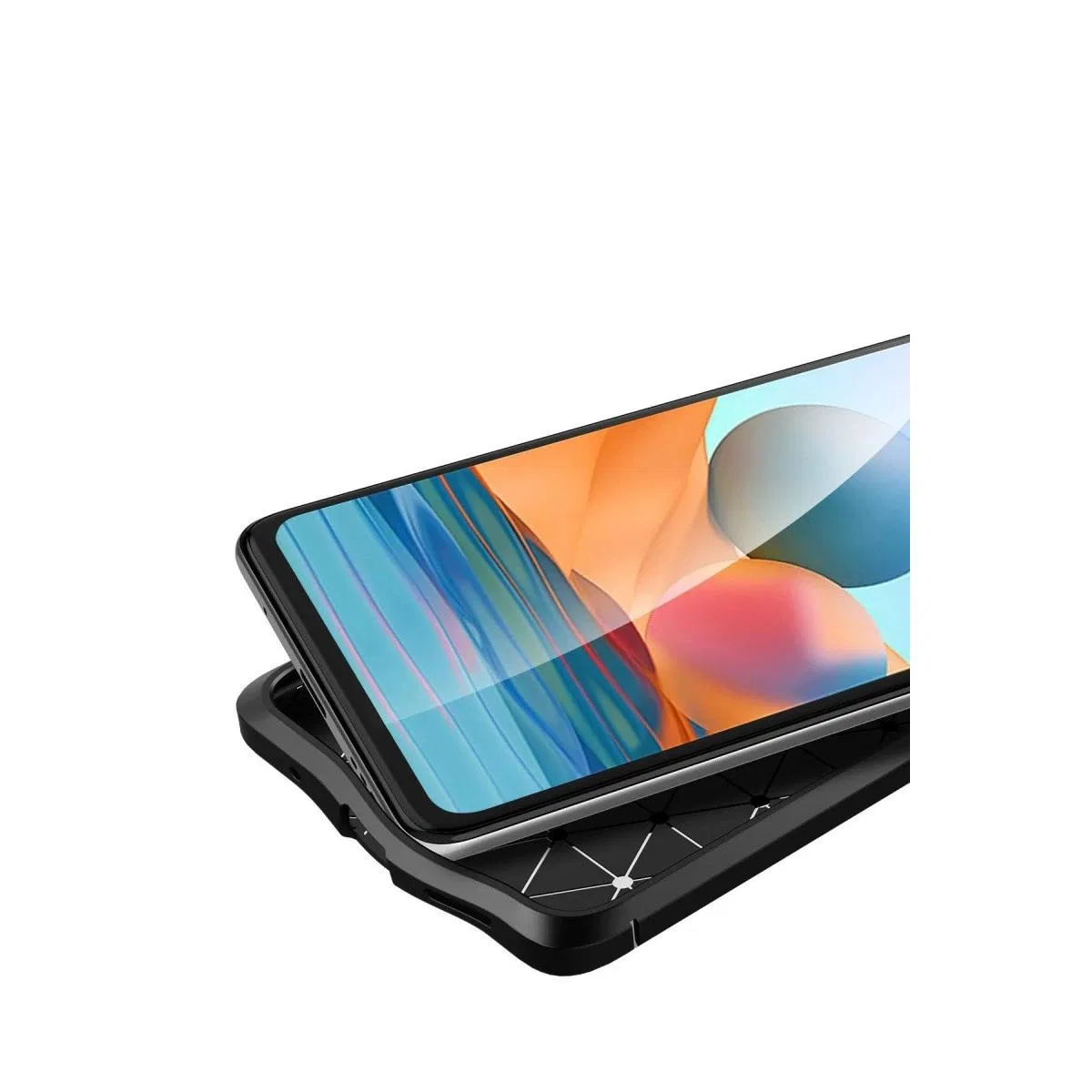 Xiaomi Redmi Note 10 Pro Kılıf Auto Focus Kapak - Kırmızı