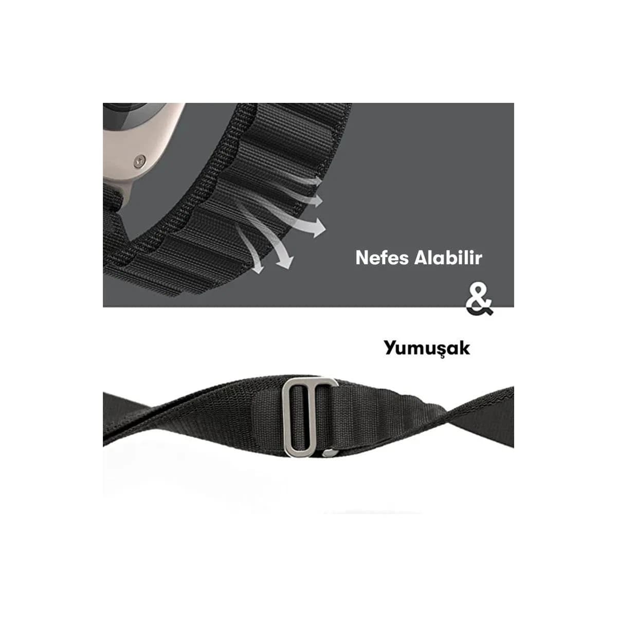 Apple Watch 38mm Mountain Kordon - Kırmızı