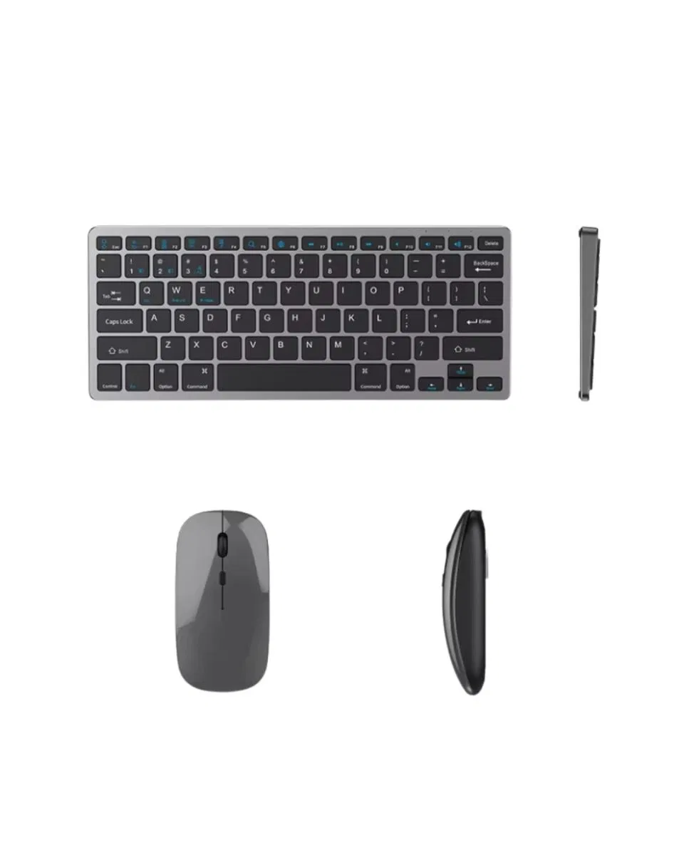 Telefon Tablet Ve Bilgisayar Uyumlu Kablosuz Klavye Mouse Kombini