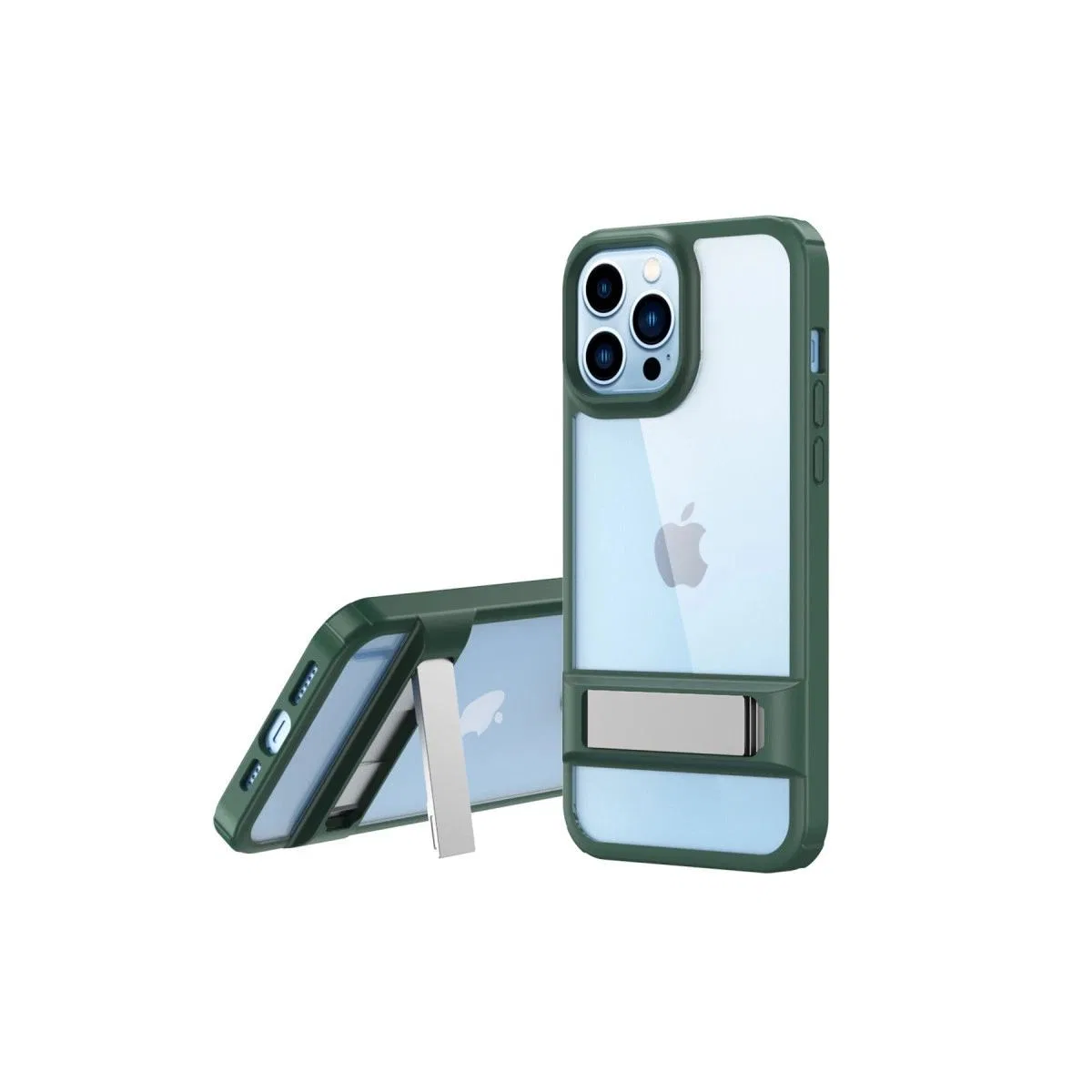 Apple İphone 13 Pro Kılıf Rolet Stand Kapak - Yeşil