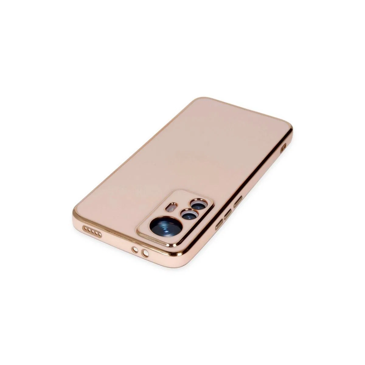 Xiaomi Mi 12t Pro Kılıf Volet Silikon - Pembe