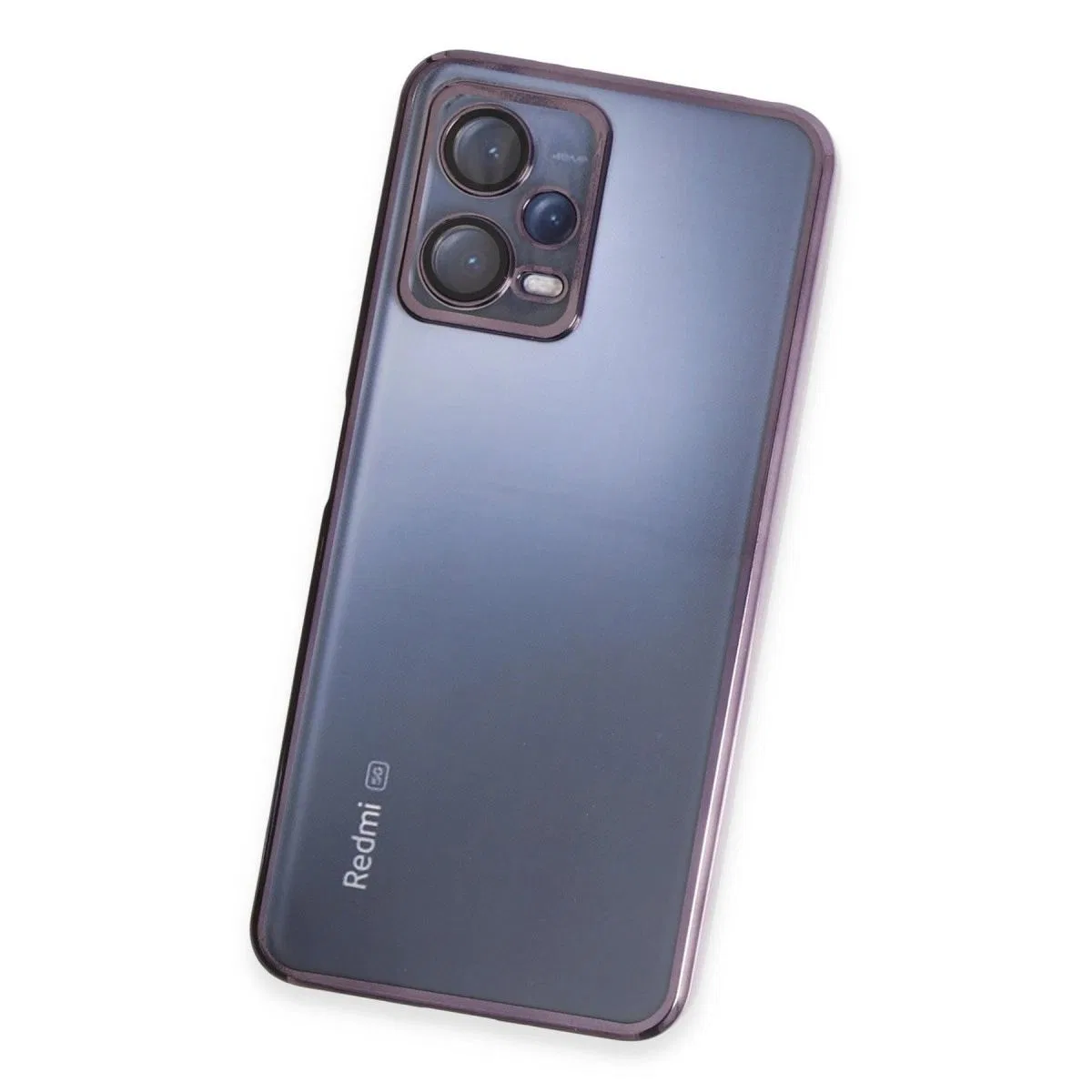 Xiaomi Redmi Note 12 5g Kılıf Razer Lensli Silikon - Mor