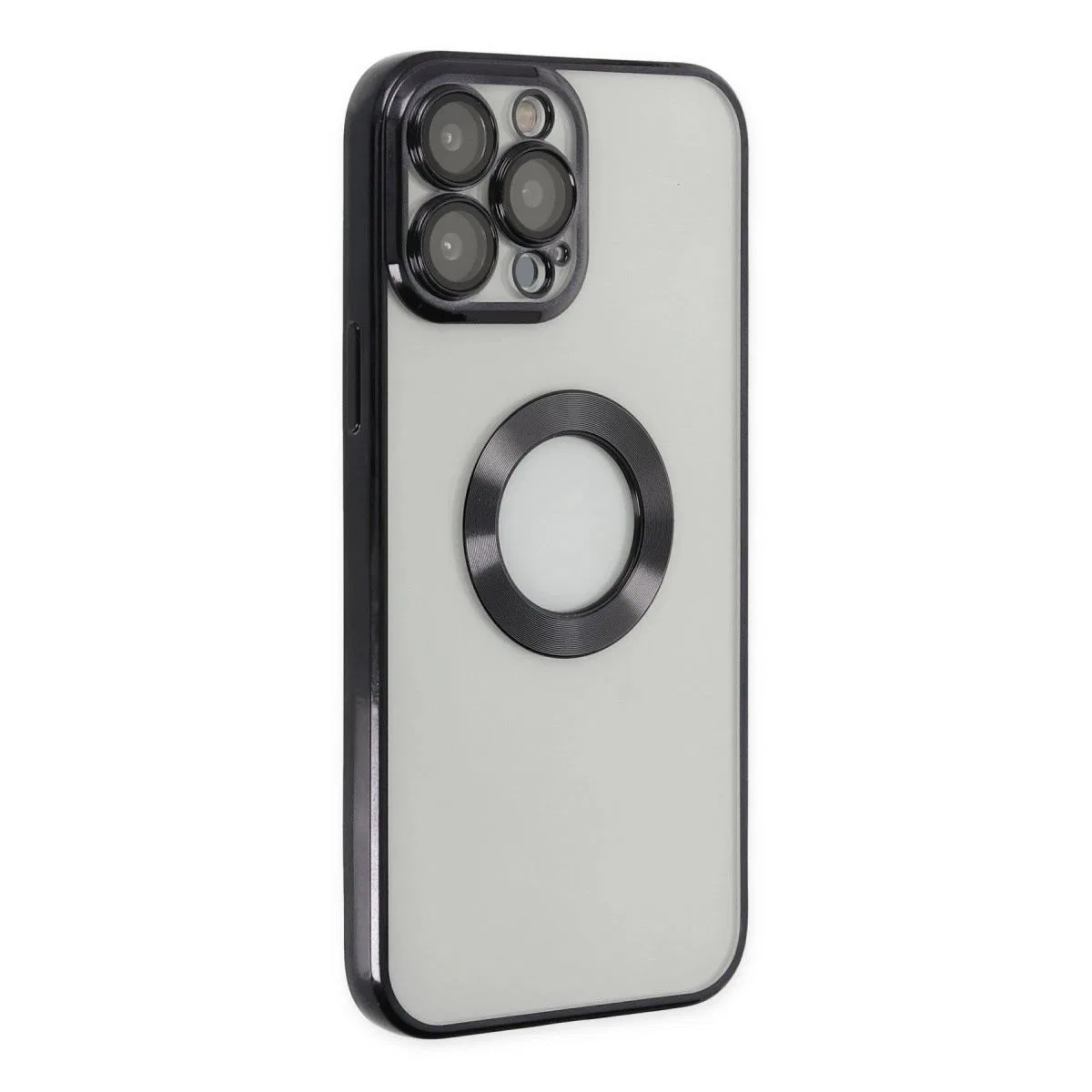 Apple İphone 14 Pro Kılıf Slot Silikon - Siyah