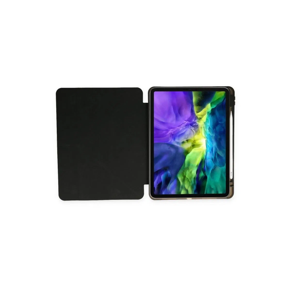 Apple İpad 10. 2 (8. nesil) Kılıf Kalemlikli Mars Tablet Kılıfı - Siyah