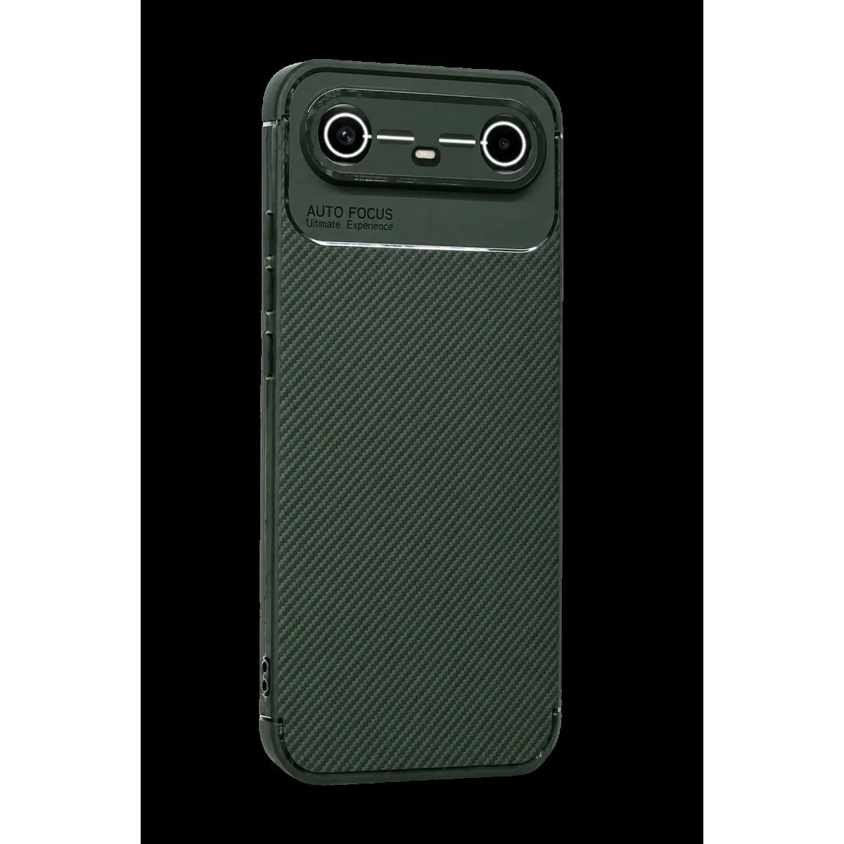 Tecno Spark Slim 5g Auto Focus Karbon Kapak - Koyu Yeşil