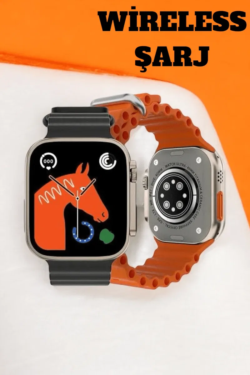 49MM Ekranlı, Kan Basıncı ve Adımsayar Özellikli Bluetooth Akıllı Saat