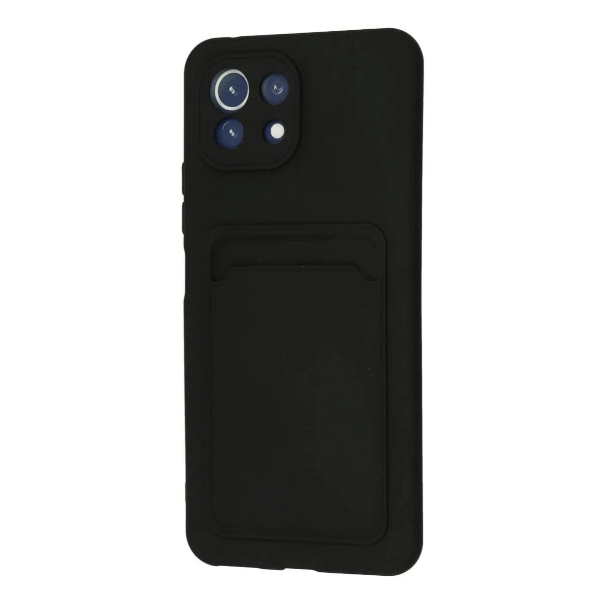 Xiaomi Mi 11 Kılıf Kelvin Kartvizitli Silikon - Siyah
