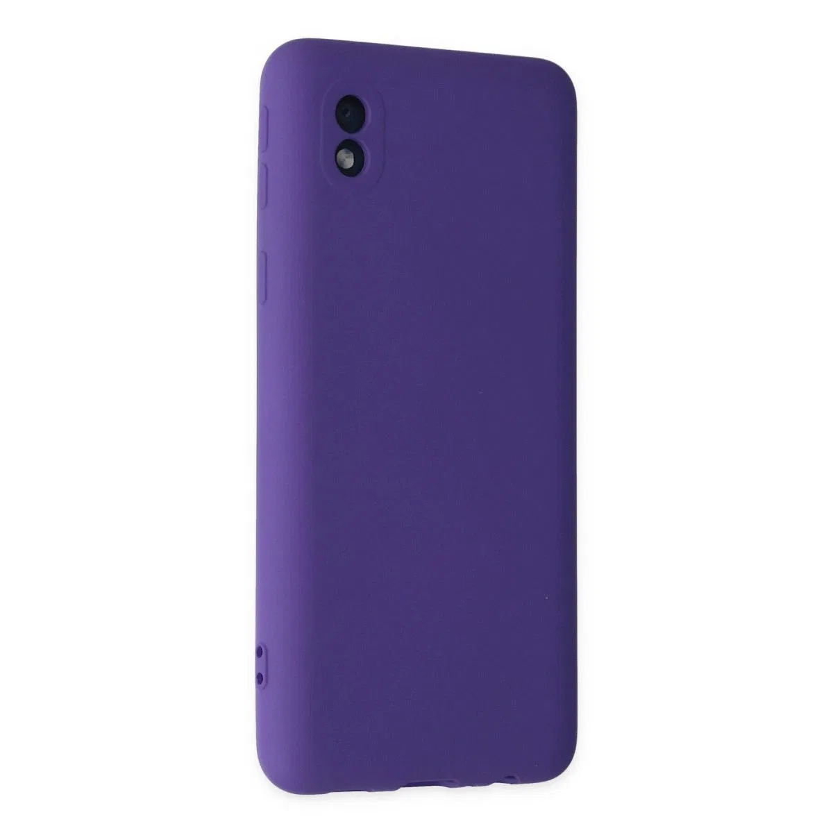 Samsung Galaxy A01 Core Kılıf Nano İçi Kadife Silikon - Mor