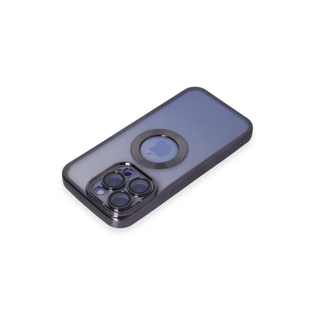 Apple İphone 15 Pro Max Kılıf Slot Silikon - Mor