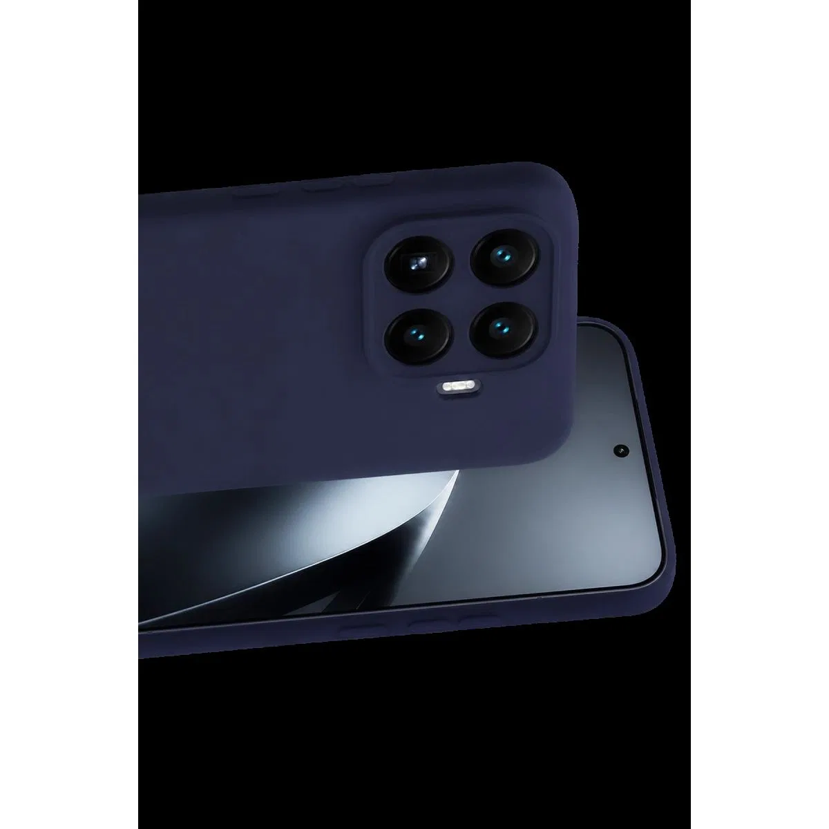 Xiaomi Mi 17t Nano İçi Kadife Silikon - Lacivert
