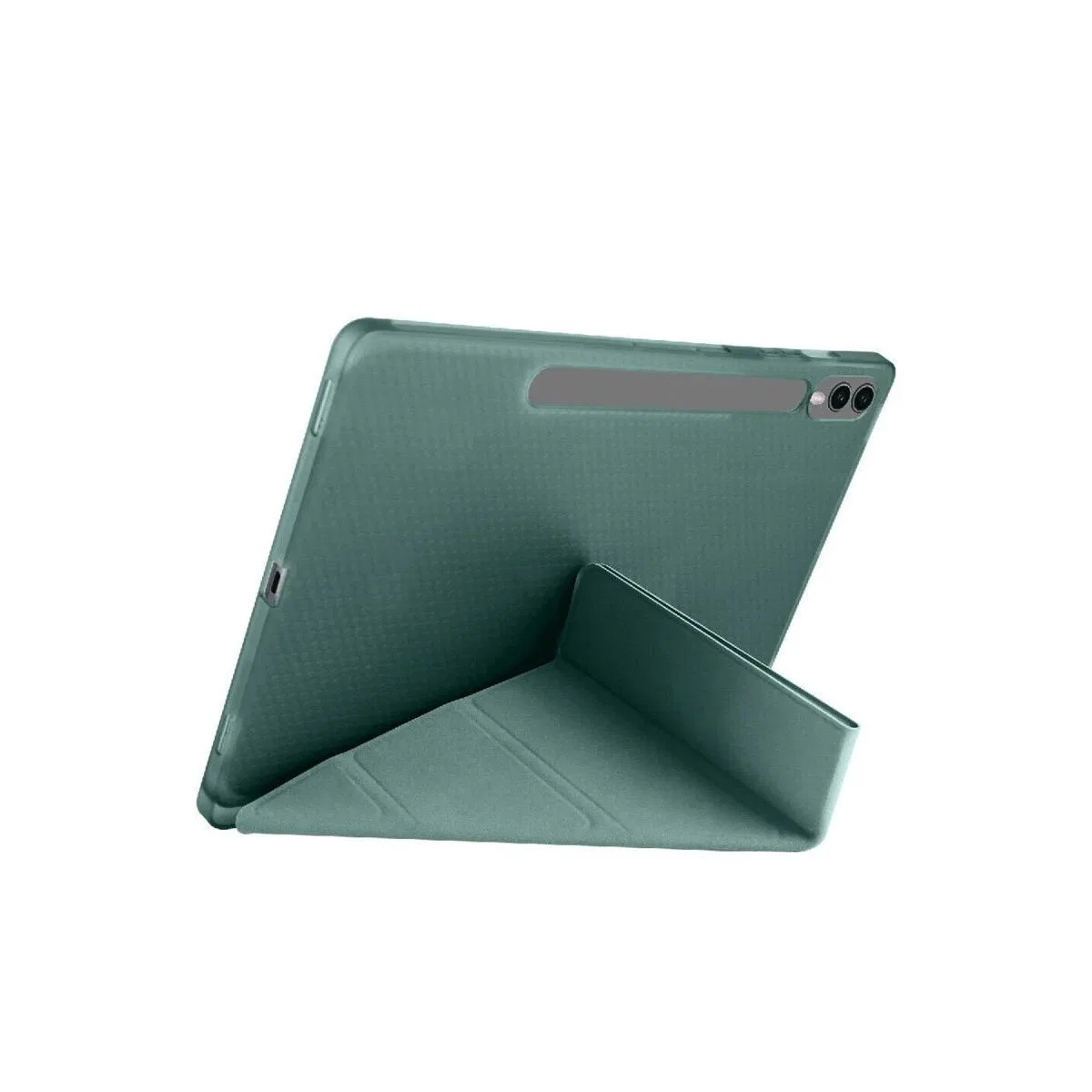 Samsung Galaxy X610 Tab S9 Fe Plus 12. 4 Kılıf Kalemlikli Mars Tablet Kılıfı - Koyu Yeşil
