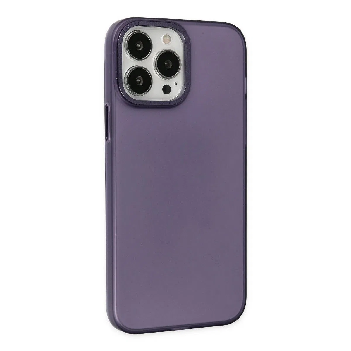 Apple İphone 14 Pro Max Kılıf Modos Metal Kapak - Mor
