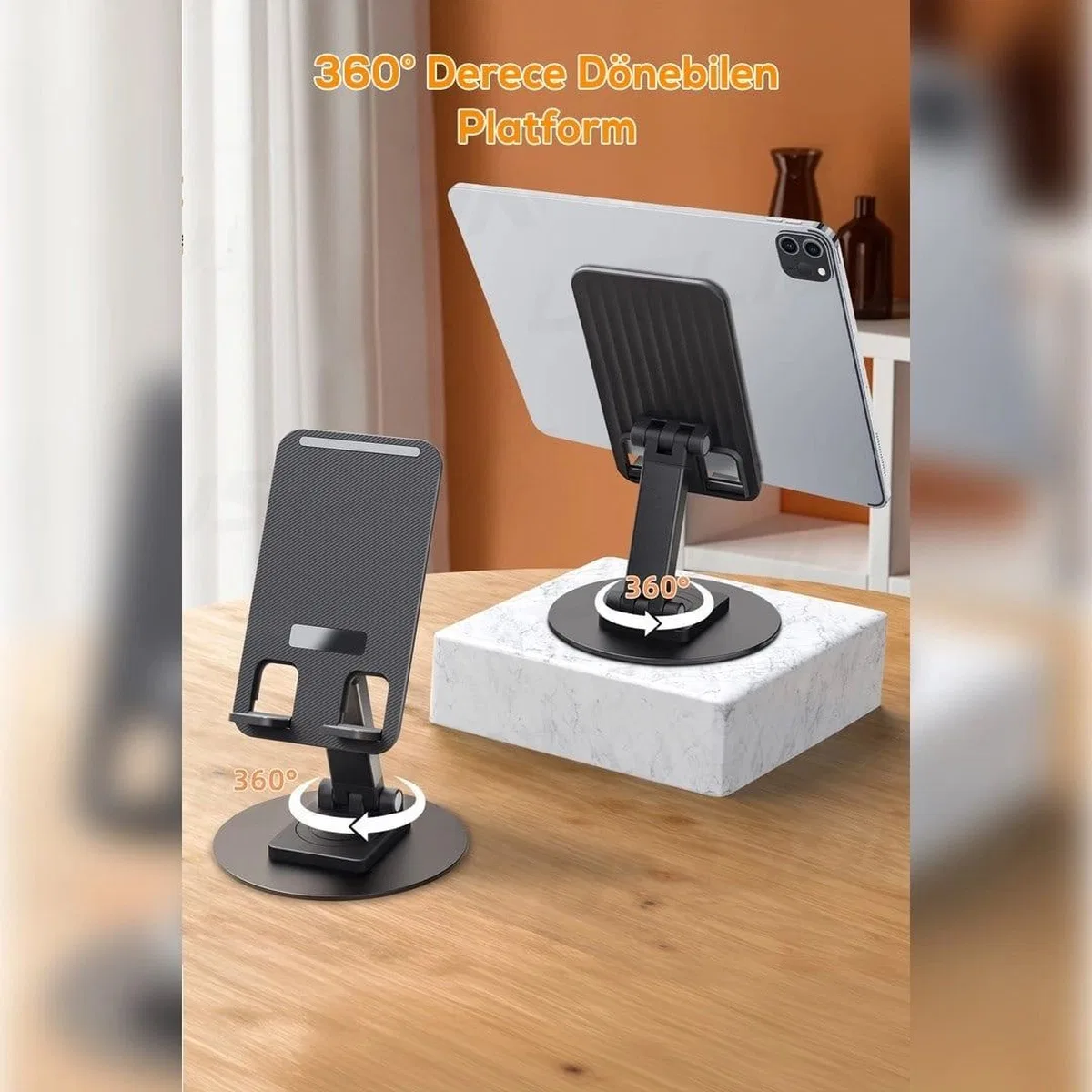 Kablo Geçirilebilir Telefon Tutucu