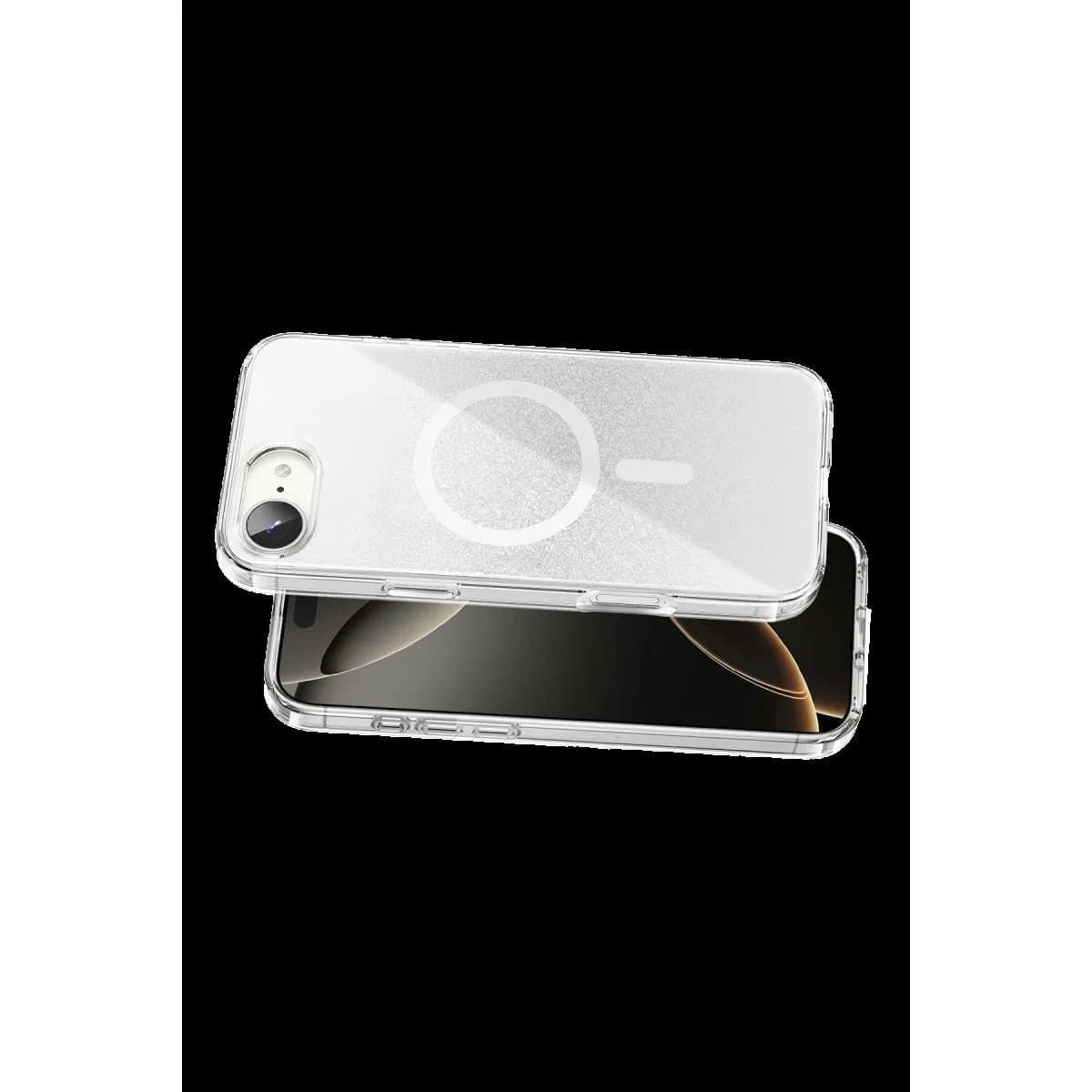 Onegif Apple İphone 17e Sora Simli Magsafe Kapak - Beyaz