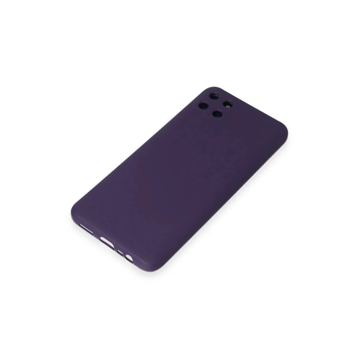 Realme C11 Kılıf Nano İçi Kadife Silikon - Mor