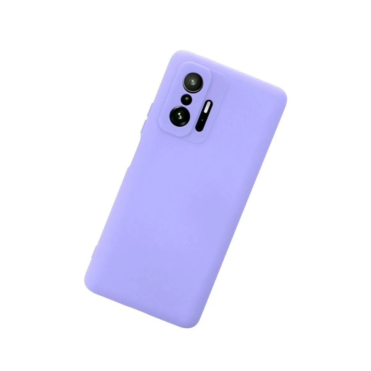 Xiaomi Mi 11t Pro Kılıf Nano İçi Kadife Silikon - Lila