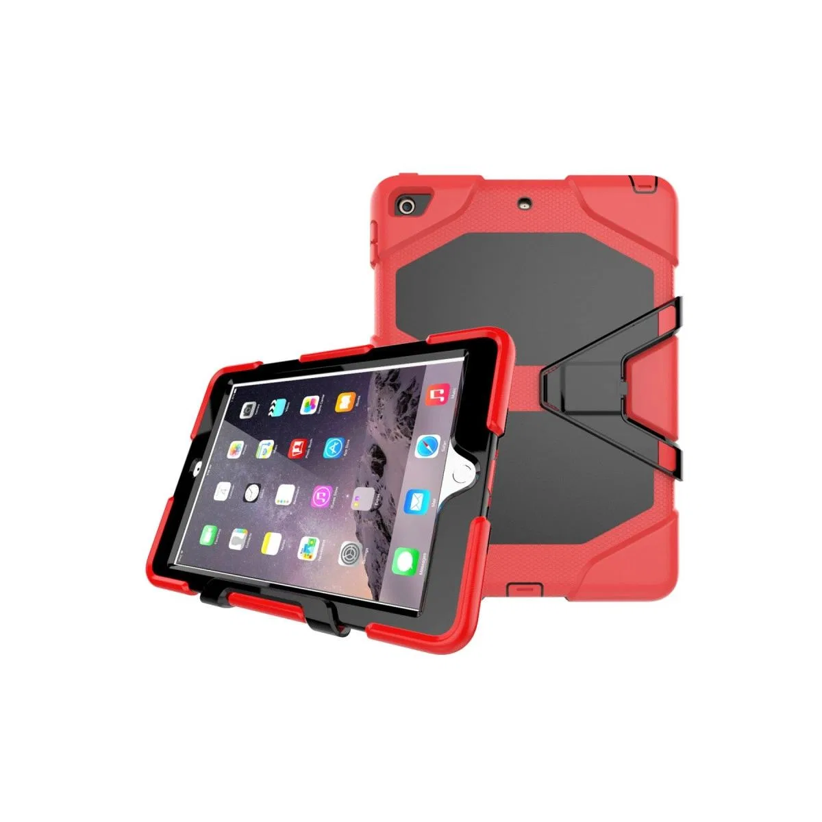 Apple İpad 5 Air 9. 7 Kılıf Griffin Tablet Kapak - Kırmızı