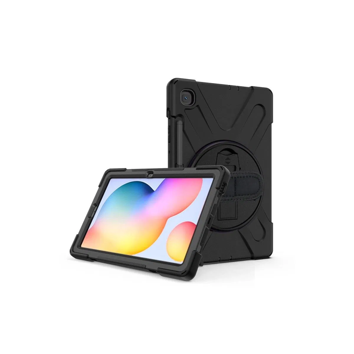 Samsung Galaxy P610 Tab S6 Lite 10. 4 Kılıf Amazing Tablet Kapak - Siyah