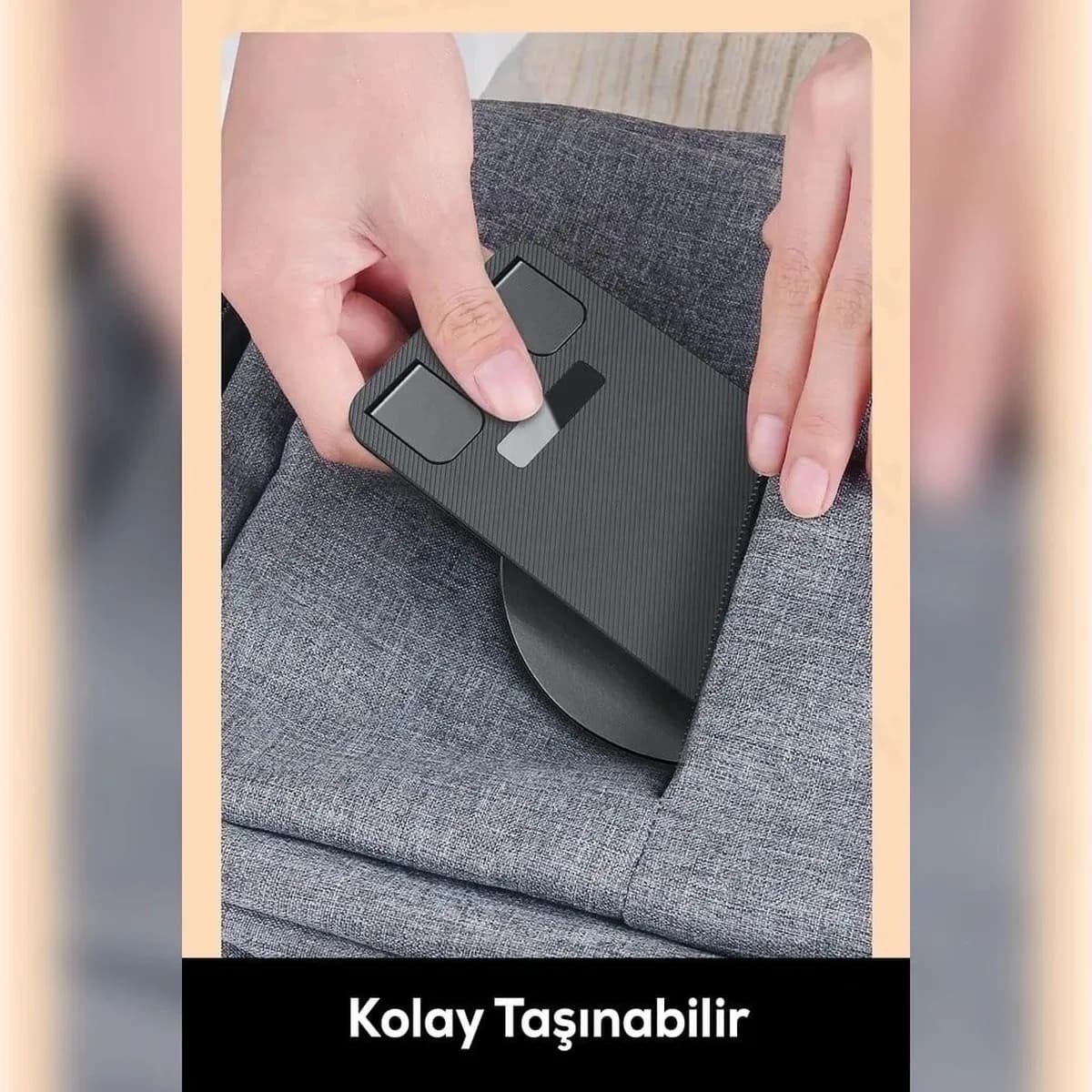 Kablo Geçirilebilir Telefon Tutucu