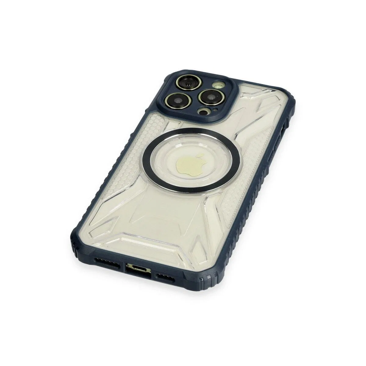 Apple İphone 12 Pro Kılıf Prag Magneticsafe Kapak - Lacivert