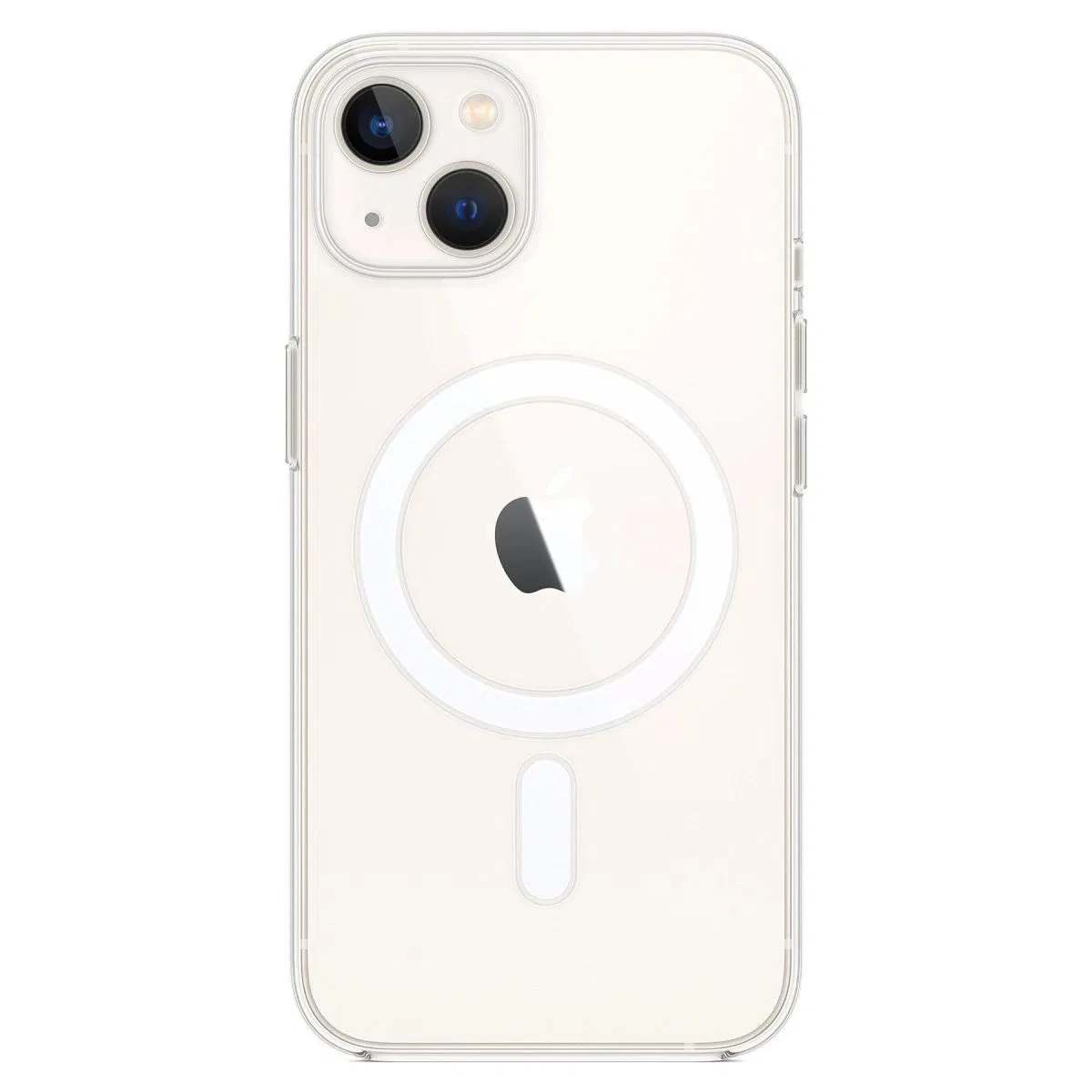 Apple İphone 14 Kılıf Magneticsafe Şeffaf Silikon - Şeffaf