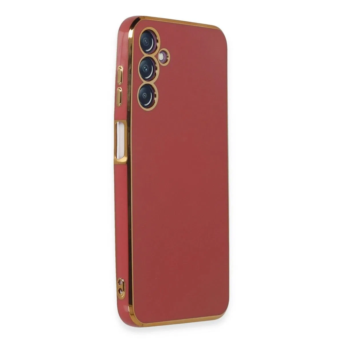 Samsung Galaxy M14 5g Kılıf Volet Silikon - Kırmızı