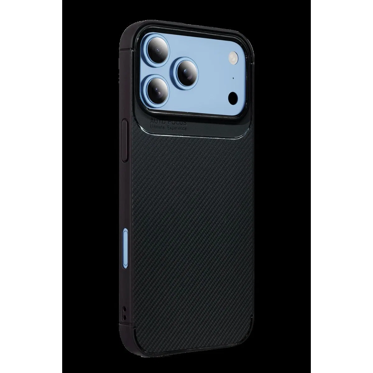 Newface Apple İphone 18 Pro Max Auto Focus Karbon Kapak - Siyah