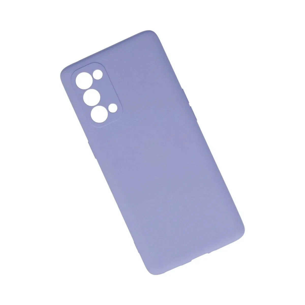 Oppo Reno 5 Pro Kılıf Nano İçi Kadife Silikon - Lila