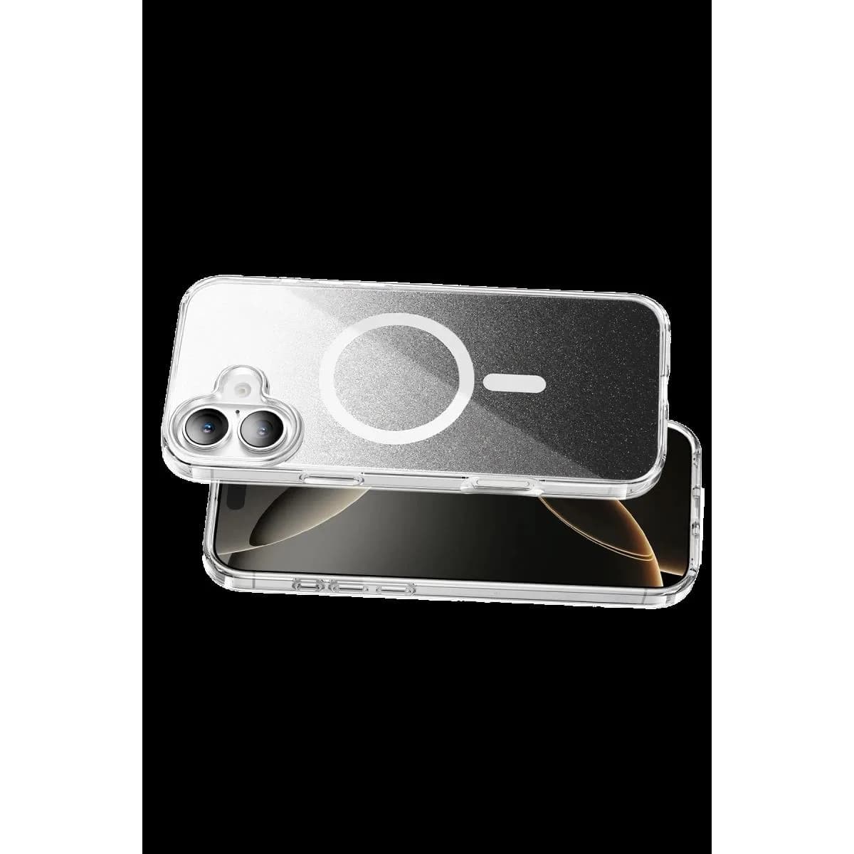 Onegif Apple İphone 17 Sora Simli Magsafe Kapak - Siyah