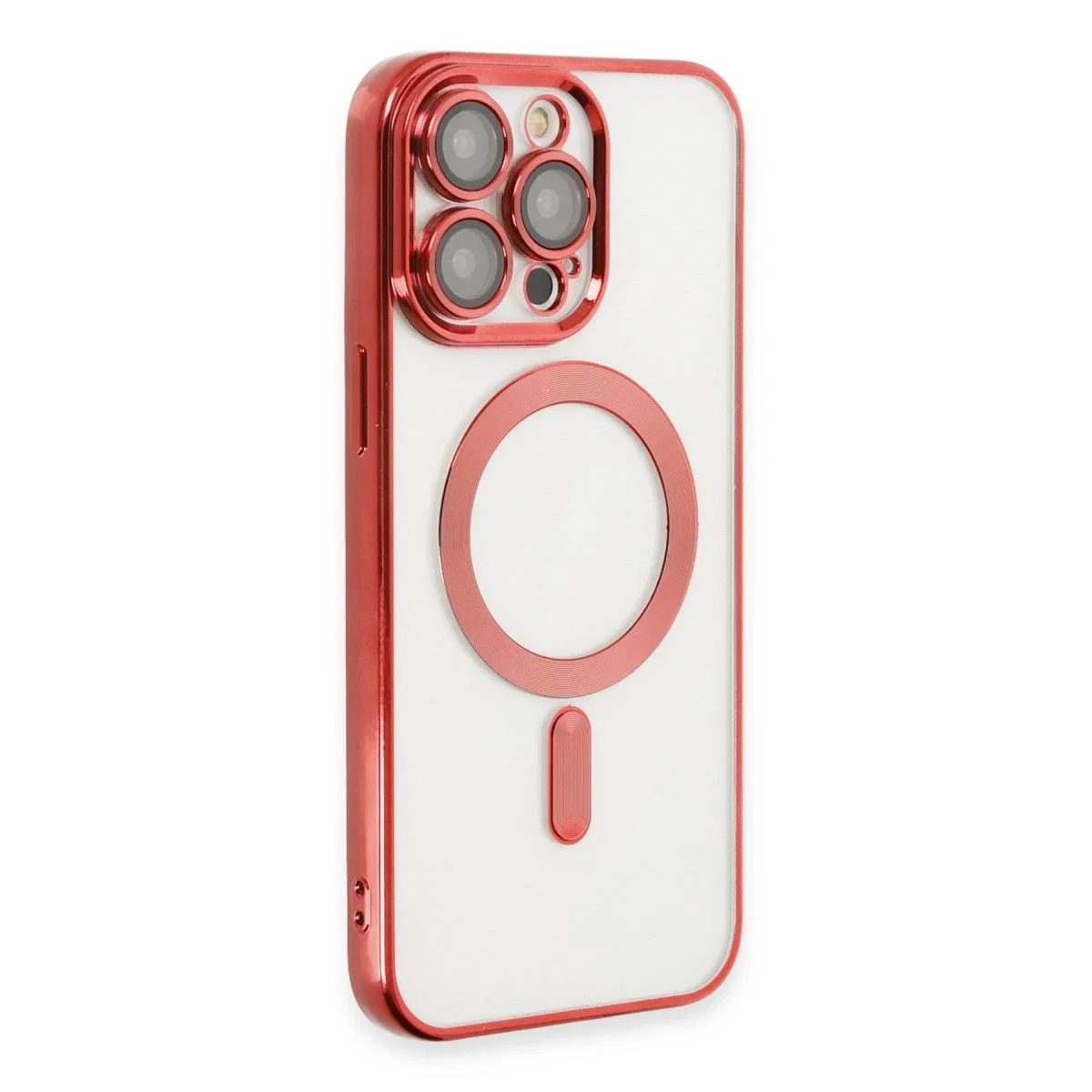 Apple İphone 15 Pro Max Kılıf Kross Magneticsafe Kapak - Kırmızı