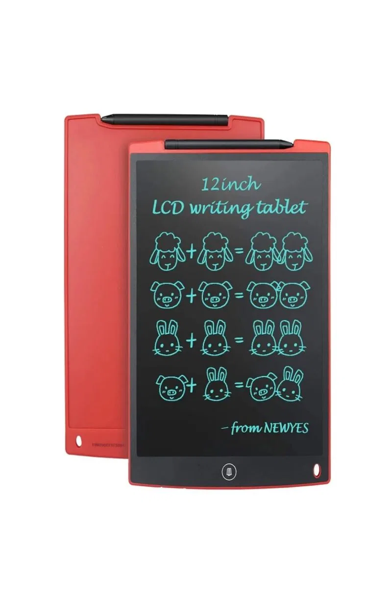 12 Inc Writing Lcd Grafik Dijital Kalemli Çizim Tableti Yazı Tahta Not Yazma Eğitim Tableti