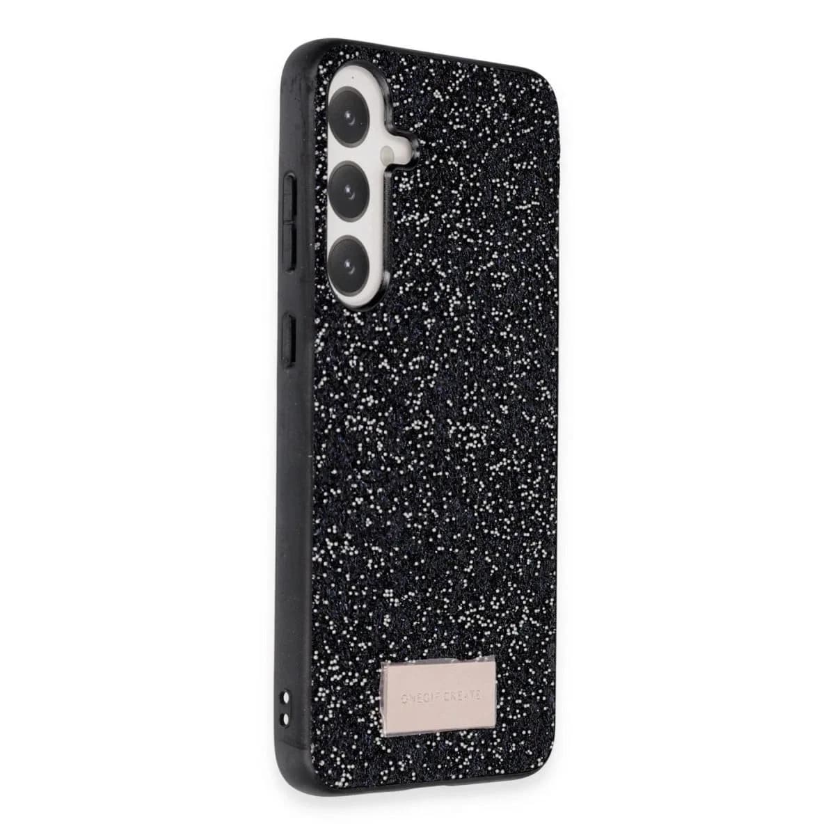 Onegif Samsung Galaxy A25 5g Bright Simli Kapak - Siyah