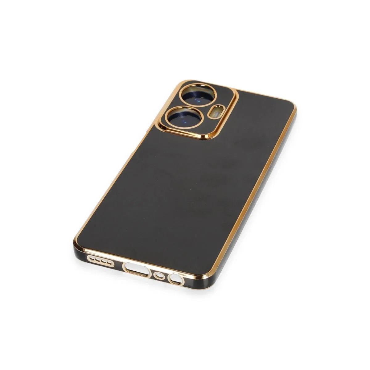 Realme C55 Kılıf Volet Silikon - Siyah