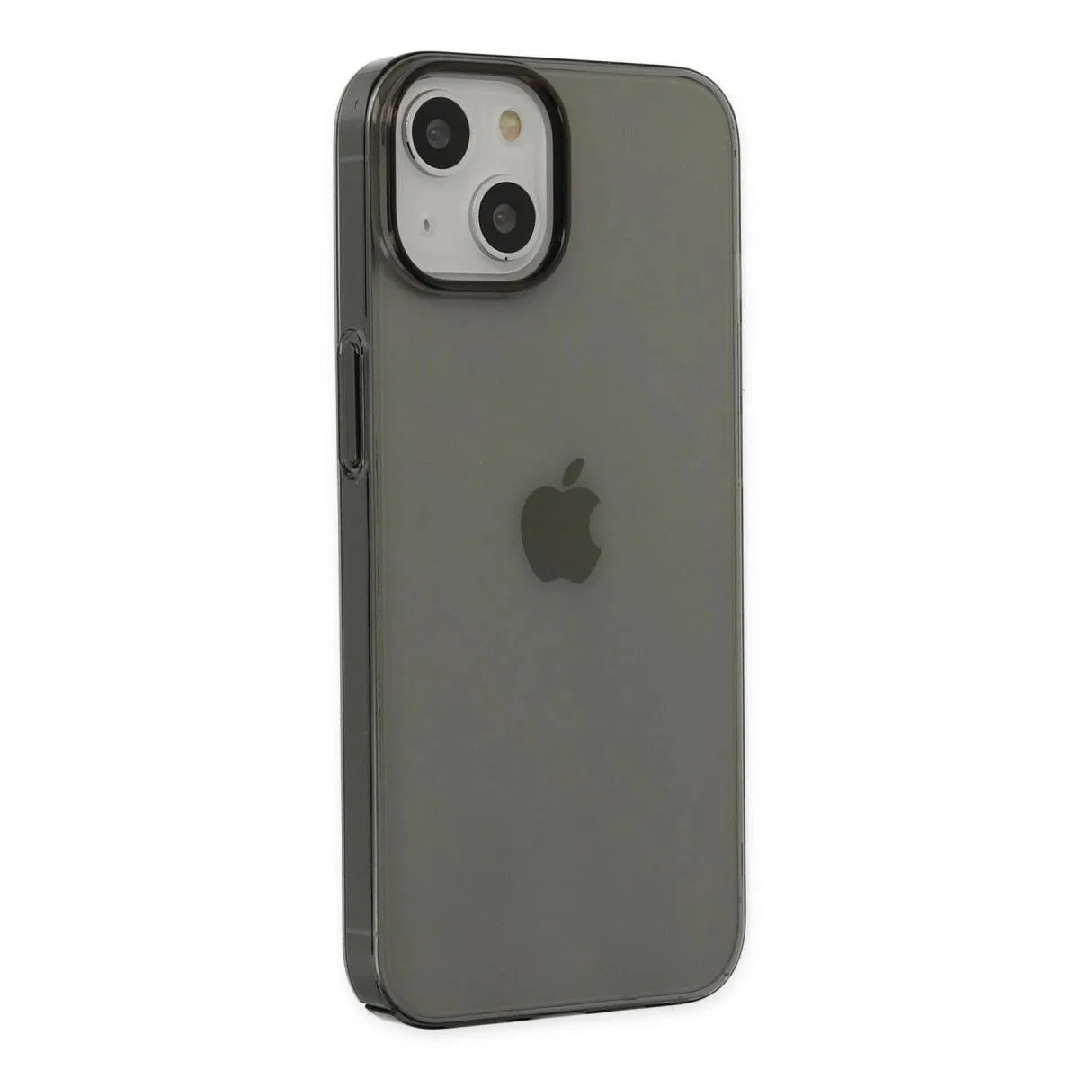 Apple İphone 14 Plus Kılıf Pc Sert Şeffaf Kapak - Siyah
