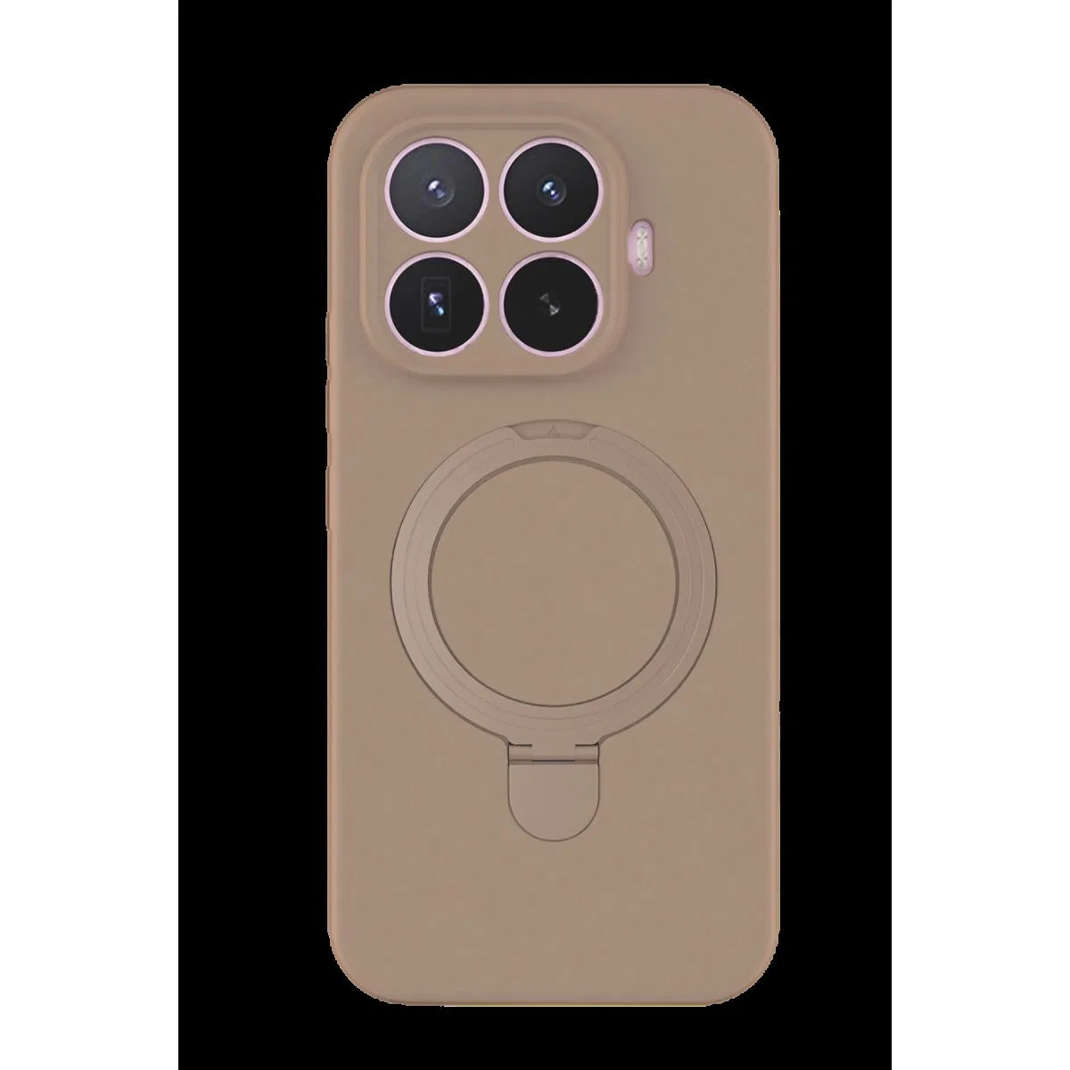 Newface Xiaomi Mi 17t Pro Regal Magsafe Standlı Kapak - Çöl Titanyum